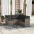 Set canapele de grădină cu perne, 5 piese gri deschis poliratan GartenMobel Dekor