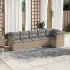 Set canapele de grădină cu perne, 6 piese gri deschis poliratan GartenMobel Dekor