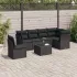 Set canapele de grădină cu perne, 7piese gri deschis poliratan GartenMobel Dekor