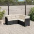 Set canapele de grădină cu perne, 5 piese gri deschis poliratan GartenMobel Dekor