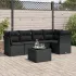 Set canapele de grădină cu perne, 6 piese gri deschis poliratan GartenMobel Dekor