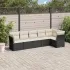 Set canapele de grădină cu perne, 6 piese gri deschis poliratan GartenMobel Dekor