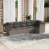 Set canapele de grădină cu perne, 6 piese gri deschis poliratan GartenMobel Dekor