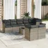 Set canapele de grădină, 9 piese, cu perne, bej, poliratan GartenMobel Dekor