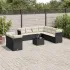 Set canapele de grădină cu perne, 10 piese, bej, poliratan GartenMobel Dekor
