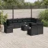 Set canapele de grădină cu perne, 11 piese, gri, poliratan GartenMobel Dekor
