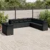 Set canapele de grădină cu perne, 11 piese, gri, poliratan GartenMobel Dekor