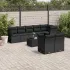 Set canapele de grădină, 9 piese, cu perne, bej, poliratan GartenMobel Dekor