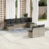 Set canapele de grădină cu perne, 9 piese gri deschis poliratan GartenMobel Dekor