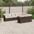Set canapele de grădină cu perne 10 piese gri deschis poliratan GartenMobel Dekor