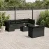 Set mobilier de grădină cu perne, 10 piese, gri, poliratan GartenMobel Dekor