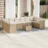 Set canapele de grădină cu perne, 11 piese, gri, poliratan GartenMobel Dekor