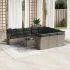 Set canapele de grădină cu perne, 11 piese, bej, poliratan GartenMobel Dekor