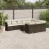 Set canapele de grădină cu perne, 11 piese, bej, poliratan GartenMobel Dekor