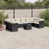 Set canapele de grădină cu perne, 11 piese, gri, poliratan GartenMobel Dekor