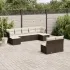 Set canapele de grădină cu perne, 9 piese gri deschis poliratan GartenMobel Dekor