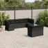 Set canapele de grădină, 9 piese, cu perne, bej, poliratan GartenMobel Dekor
