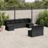 Set canapele de grădină cu perne, 9 piese gri deschis poliratan GartenMobel Dekor