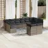 Set canapele de grădină cu perne, 12 piese, bej, poliratan GartenMobel Dekor