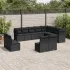 Set canapea de grădină cu perne, 12 piese, gri, poliratan GartenMobel Dekor
