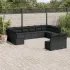 Set canapea de grădină cu perne, 12 piese, gri, poliratan GartenMobel Dekor