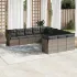 Set canapele de grădină cu perne, 11 piese, bej, poliratan GartenMobel Dekor