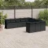 Set canapele de grădină cu perne, 11 piese, bej, poliratan GartenMobel Dekor