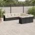 Set canapele de grădină cu perne, 11 piese, bej, poliratan GartenMobel Dekor