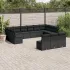 Set canapele de grădină cu perne, 13 piese, maro, poliratan GartenMobel Dekor