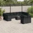 Set canapele de grădină cu perne, 13piese gri deschis poliratan GartenMobel Dekor