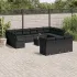 Set mobilier de grădină cu perne, 14 piese, maro, poliratan GartenMobel Dekor