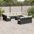 Set mobilier de grădină cu perne, 14 piese, maro, poliratan GartenMobel Dekor
