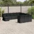 Set canapele de grădină cu perne, 12 piese, maro, poliratan GartenMobel Dekor