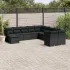 Set canapele de grădină cu perne, 11 piese, bej, poliratan GartenMobel Dekor