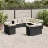 Set canapele de grădină cu perne, 11 piese, gri, poliratan GartenMobel Dekor