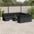 Set canapele de grădină cu perne, 13piese gri deschis poliratan GartenMobel Dekor