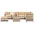 Set mobilier de grădină cu perne, 8 piese, lemn masiv de pin GartenMobel Dekor