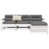 Set canapea de grădină, 4 piese, alb, lemn masiv de pin GartenMobel Dekor