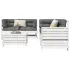 Set canapea de grădină, 5 piese, lemn de pin tratat GartenMobel Dekor