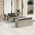 Set canapele de grădină cu perne, 6 piese, bej, poliratan GartenMobel Dekor