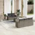Set canapele de grădină cu perne, 6 piese, bej, poliratan GartenMobel Dekor