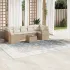 Set mobilier de grădină cu perne, 8 piese, negru, poliratan GartenMobel Dekor