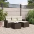 Set canapele de grădină cu perne, 5 piese gri deschis poliratan GartenMobel Dekor