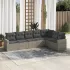 Set canapele de grădină, 7 piese, cu perne, bej, poliratan GartenMobel Dekor