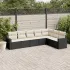 Set canapele de grădină, 7 piese, cu perne, bej, poliratan GartenMobel Dekor
