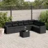 Set canapele de grădină, 8 piese, cu perne, bej, poliratan GartenMobel Dekor