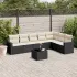 Set canapele de grădină, 8 piese, cu perne, bej, poliratan GartenMobel Dekor