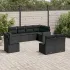 Set canapele de grădină cu perne, 8 piese, maro, poliratan GartenMobel Dekor
