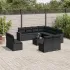 Set canapele de grădină cu perne, 12 piese, maro, poliratan GartenMobel Dekor