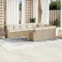 Set canapele de grădină cu perne 10 piese gri deschis poliratan GartenMobel Dekor